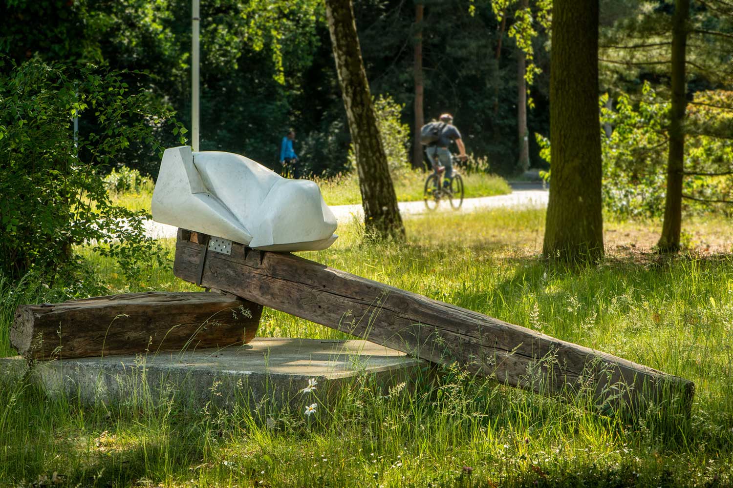 aufgehoben auf dem Campus-Gelände